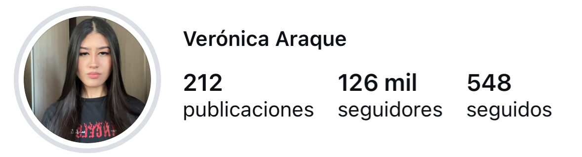 Verónica Araque — 126k seguidores